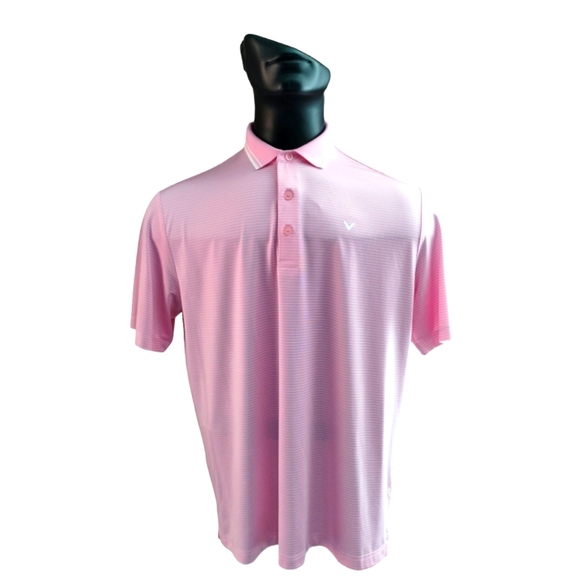 Callaway Opti-Dri Polo Shirt Men's Medium Short Sleeve - Picture 2 of 5